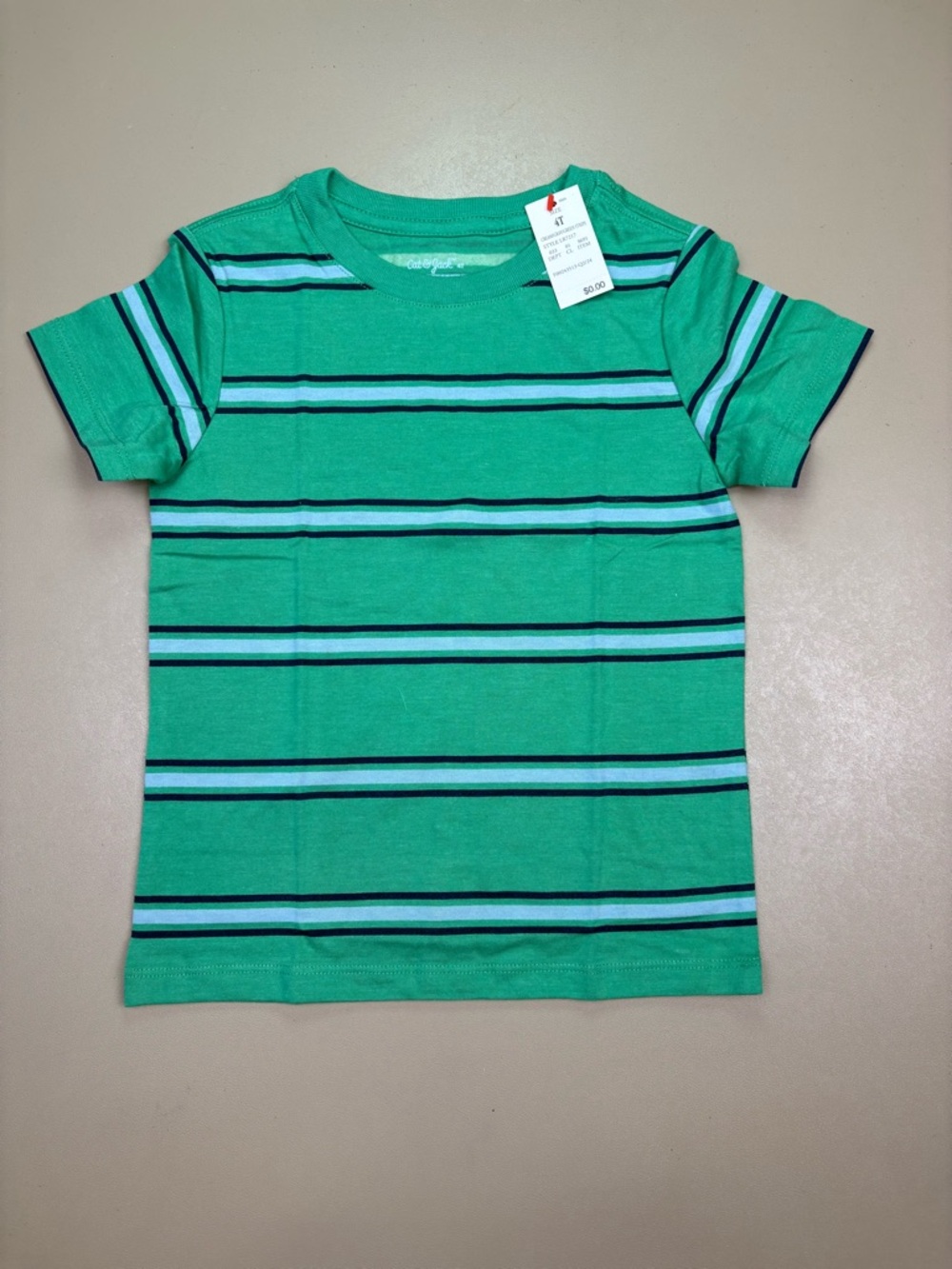 Cat Jack Boys 4T T Shirt Bundle 3 Pack Tiger Stripe Raglan Short Sleeve - Picture 8 of 15